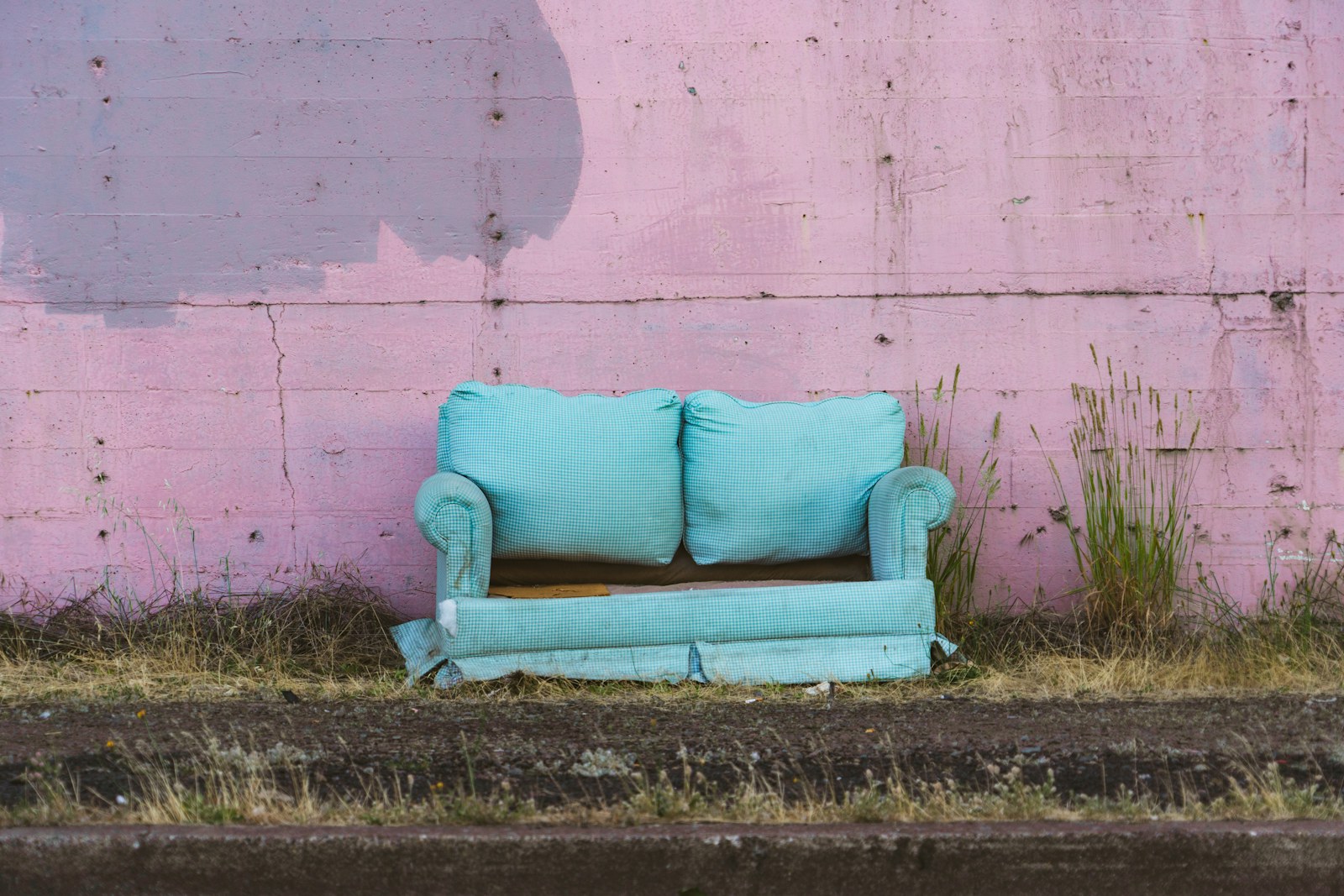 Real furniture ready for removal